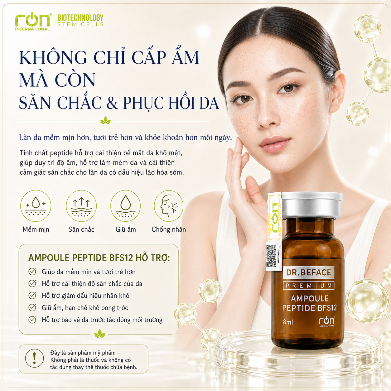 Tế Bào Gốc Dr.Face BFS 12 Tái Tạo Tế Bào,Nuôi dưỡng tế bào/ Ampoule Peptide BFS12 5ml/lọ